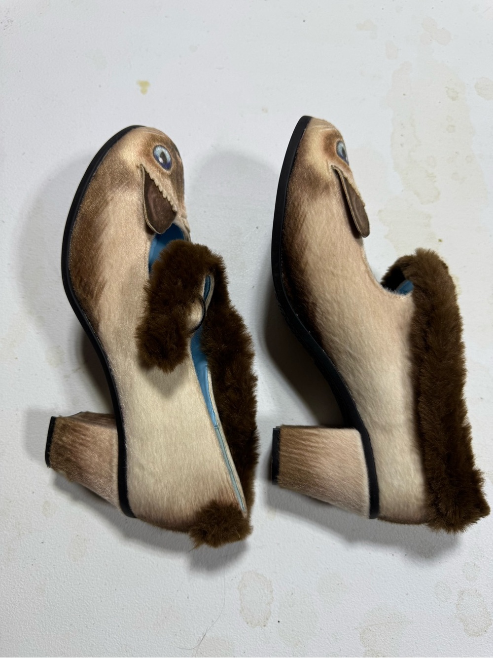 Siamese Cat Women's Mary Jane Mid Heels Hot Chocolate Design - Picture 5 of 7
